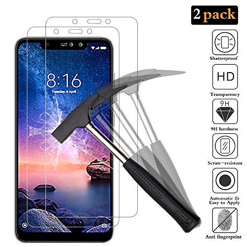 ANEWSIR [2 Pack Xiaomi Redmi Note 6 PRO Vetro Temperato, Pellicola... - Ilgrandebazar