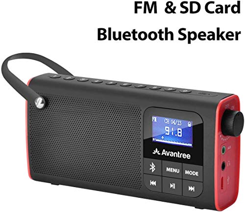 Avantree SP850 Mini Radio Portatile FM, Radiolina Tascabile con Batteria...