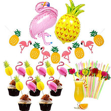 Carica l'immagine nel visualizzatore di Gallery, MMTX Hawaiano Luau Gonna da Tavolo, 9.6ft Table Skirt Decorazioni per Feste...