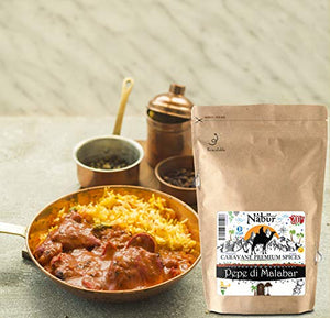 Nabür - Pepe Nero di Malabar 200gr | intero dell'India,...