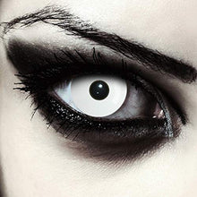 Carica l&#39;immagine nel visualizzatore di Gallery, Lenti a contatto colorate bianche per costume di Halloween, da zombie, set... - Ilgrandebazar