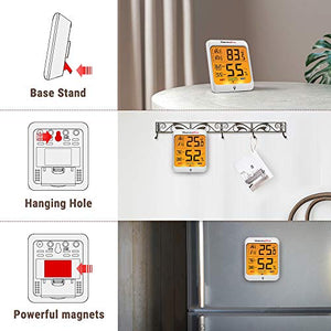 ThermoPro TP53 Termometro Igrometro Interno Misuratore di Umidità e...