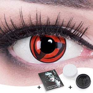 MeralenS Lenti a Contatto Colorate Rosse con Porta a Kakashi... - Ilgrandebazar