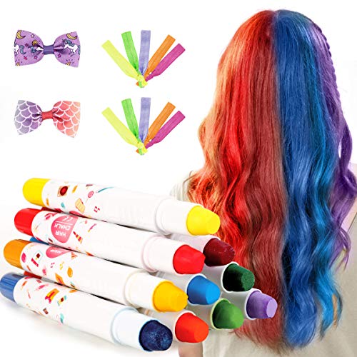 Capelli Gesso,10 Colori Lavabile Non Tossico Temporanei Capelli... - Ilgrandebazar