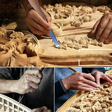 Carica l&#39;immagine nel visualizzatore di Gallery, TIMESETL 12 scalpelli per Legno + 2 Lime + 4 Pezzi di Olio Pietra,... - Ilgrandebazar