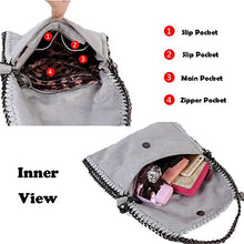 Carica l&#39;immagine nel visualizzatore di Gallery, Valleycomfy Borsa da donna a tracolla elegante a Nero
