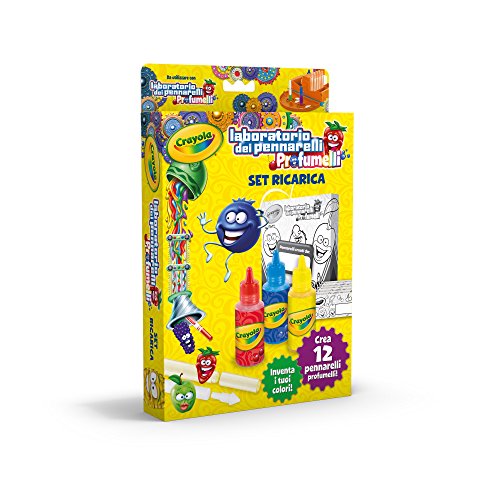 CRAYOLA- Set Ricarica Laboratorio dei Pennarelli Profumelli, 25