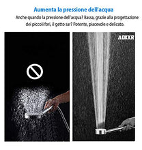 Carica l&#39;immagine nel visualizzatore di Gallery, AOKKR Soffione Doccia Alta Pressione, con Flessibile e supporto doccia - Ilgrandebazar