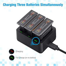 Carica l&#39;immagine nel visualizzatore di Gallery, Powerextra - Set di 3 batterie per caricabatterie a 3 canali, compatibile...