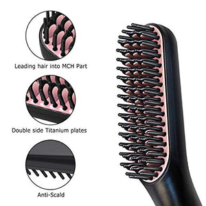 Pettine Barba Capelli, Oleein Lisciante per Capelli e Barba,Pettine... - Ilgrandebazar