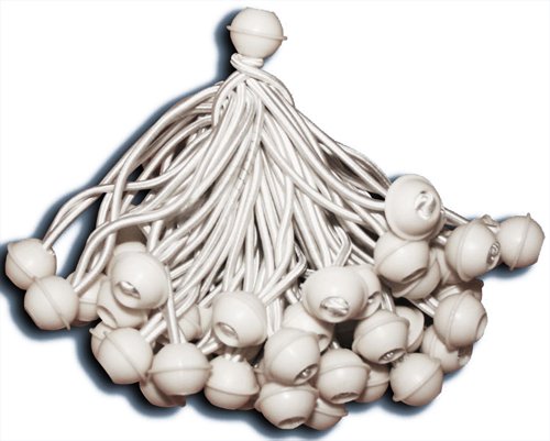 KMH® - 50 Gommini da tenda, Ball Bungee, Elastiche corda elastica, anche per... - Ilgrandebazar