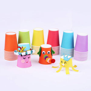 Bicchieri di carta usa e getta per feste, 255 ml, 9 Ounce, Colour - Ilgrandebazar