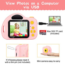 Carica l'immagine nel visualizzatore di Gallery, Fotocamera per Bambini Giocattolo Videocamera Digitale Rosa