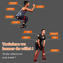 Carica l&#39;immagine nel visualizzatore di Gallery, WOTEK Bande Elastiche Fitness-Elastici Fitness con 3 Livelli di colorful