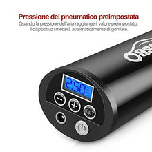 Carica l'immagine nel visualizzatore di Gallery, Oasser Compressore Aria Portatile Auto Mini Pompa Elettrica Ricaricabile con...