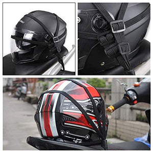 1pz Rete Riflettente Elastica Moto + 1Pz Corda Moto...