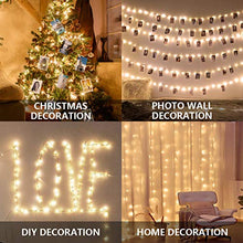 Carica l&#39;immagine nel visualizzatore di Gallery, WEARXI Luci Led per Clip Foto - 10M 100 LED Impermeabile 8 Modalità Lucine... - Ilgrandebazar