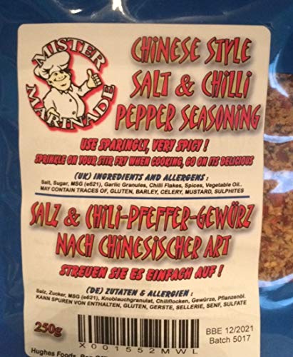 MISTER MARINADE Chinese Salt And Chilli Pepper Seasoning 250g