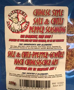 MISTER MARINADE Chinese Salt And Chilli Pepper Seasoning 250g
