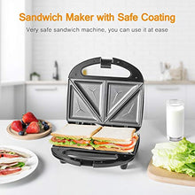 Carica l&#39;immagine nel visualizzatore di Gallery, Tostiera Sandwich Maker, Piastra Per Toast 2 Posti, Sandwichmaker