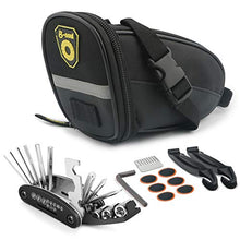 Carica l'immagine nel visualizzatore di Gallery, Fengzio Borsa Sottosella e Kit Bicicletta Riparazione per Sellino...