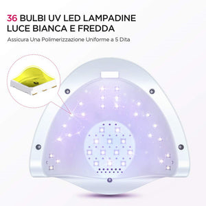 ABOX Lampada LED Unghie 72W 36pcs Luce UV per Gel Modello 1 - Ilgrandebazar