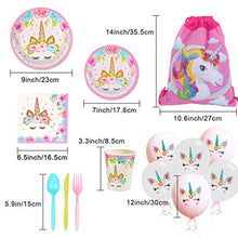 Carica l&#39;immagine nel visualizzatore di Gallery, Yidaxing 131 Pezzi Decorazioni Compleanni Unicorno, Unicorno Party Kit... - Ilgrandebazar