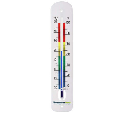 Termometro da parete grande 380 mm Colore codificato zone - Made in UK - Uso... - Ilgrandebazar