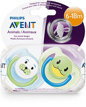 Carica l'immagine nel visualizzatore di Gallery, AVENT Silicon Soother Animal (6-18 months), Modello e Colori Assortiti - Ilgrandebazar
