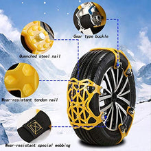 Carica l&#39;immagine nel visualizzatore di Gallery, Bosunny Catena da Neve, 6 Pezzi Catene Anti-Slittamento per Automobile 6er - Ilgrandebazar
