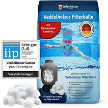 Carica l'immagine nel visualizzatore di Gallery, Le Sfere filtranti per Piscina Veddelholzer Sono Prodotte con Il Materiale più Leggero per Un’efficacia Senza paragoni. Sostituiscono 25kg di Sabbia di Quarzo filtrante. Prodotte in Germania
