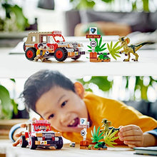 Carica l&#39;immagine nel visualizzatore di Gallery, LEGO 76958 Jurassic Park L’Agguato del Dilofosauro, Set con Dinosauro Giocattolo per Bambini e Bambine dai 6 Anni in su, con Minifigure e Jeep, Collezione 30° Anniversario