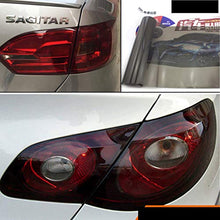 Carica l'immagine nel visualizzatore di Gallery, Mioke Pellicola per fari Auto,300cm*30cm PVC Pellicola Pellicola per Tinte Autoadesivo per Auto Fendinebbia, Posteriore Antinebbia, Fanale Posteriore Nero/Giallo (Nero)