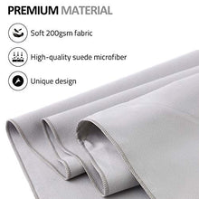 Carica l'immagine nel visualizzatore di Gallery, Eono by Amazon - Asciugamano in Microfibra, XL - 180cm x 90 cm, Grigio