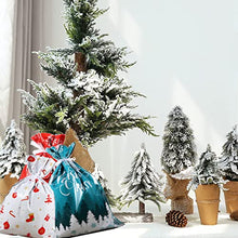 Carica l'immagine nel visualizzatore di Gallery, FANXIYA 45 pezzi Sacchetti Regalo Natalizi Sacchetti Caramelle Confezioni Regalo in 3 Diverse Dimensioni e 6 Disegni di Regalo Dolci giocattolo per Festa di Natale, Festival
