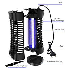Carica l'immagine nel visualizzatore di Gallery, Lukasa Zanzariera Elettrica, Luce UV Lampada Antizanzare Elettrico Trappola...