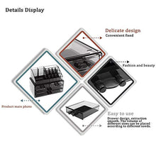 Carica l&#39;immagine nel visualizzatore di Gallery, Display4top cosmetico dell&#39; organizzatore di immagazzinaggio 4 cassetti in...