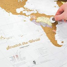 Carica l'immagine nel visualizzatore di Gallery, Scratch the World® poster mappa del mondo - da grattare via i posti in cui... - Ilgrandebazar