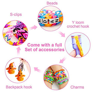 a ray of sunshine Loom Bands Kit,Elastici Loom,Fare Braccialetti Bambina,DIY...