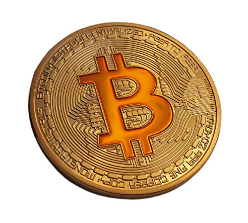 Rare Bitcoin Gold Plated Coin collectable & Commemorative Beautiful Gift - Ilgrandebazar