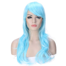 Carica l&#39;immagine nel visualizzatore di Gallery, Parrucca Rosa/Viola Lunga Donna Capelli Lunghi Wig Parrucche Sintetiche per... - Ilgrandebazar