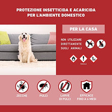 Carica l&#39;immagine nel visualizzatore di Gallery, FRONTLINE Homegard Spray Insetticida, Antipulci per Ambienti ad Azione Rapida, Protegge Mobili e Tessili di Casa, Elimina Pulci, Zecche, Uova e Larve fino a 6 mesi, Formato 250 ml