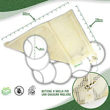 Carica l&#39;immagine nel visualizzatore di Gallery, Dischetti Struccanti Lavabili in Bambù | Pulizia Scrub Viso | Dischetti... - Ilgrandebazar