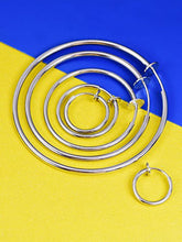 Carica l&#39;immagine nel visualizzatore di Gallery, 6 Paia Orecchini Multidimensioni Finti Cerchio Anello Naso Non-bucato Molla... - Ilgrandebazar