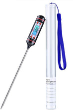 Carica l'immagine nel visualizzatore di Gallery, Habor Termometro Cucina Digitale, Termometro da Cucina 5S Lettura Immediata, 5.8" Sonda Super Lunga e Display LCD per BBQ Carne Barbecue Vino Latte Olio Dolci Alimenti Griglia Acqua