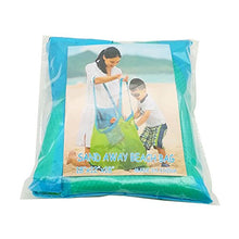 Carica l&#39;immagine nel visualizzatore di Gallery, BornFeel grande borsa da spiaggia in rete per giocattoli sabbia via borsa...