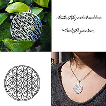 Carica l'immagine nel visualizzatore di Gallery, LIKGREAT Vintage Flower of Life Pendente Cera, Simbolo Agiziano Hollow - Ilgrandebazar