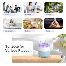 Carica l&#39;immagine nel visualizzatore di Gallery, Lampada Antizanzare, Zanzariera Elettrica USB Uccidi Zanzare Interno Ammazza Mosche Elettrico UV Trappola per Mosche da Esterno Portatile Antizanzare per Domestico Giardino Campeggio