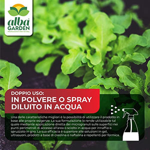 Albagarden - Albakill Esca Anti Formiche Orto e Giardino - Insetticida Micro Granulare Per Ambienti Esterni - Scarafaggi Blatte Grillotalpa Insetti Pulci Zecche - Solubile Spray Antiformiche x 1 Kg