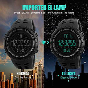 Orologi da polso uomo - 50M impermeabili digitale sportivi da...